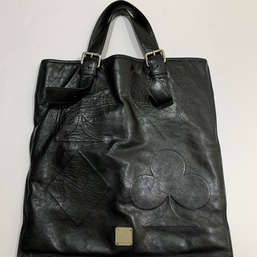 COPY - MCM Black Leather Bag - Picture 2 of 5